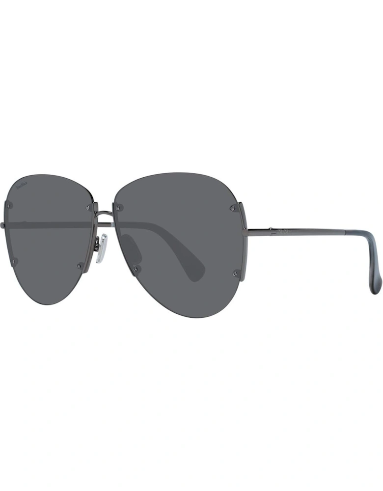 Gunmetal Aviator Sunglasses with Mirrored Lenses and 100% UV