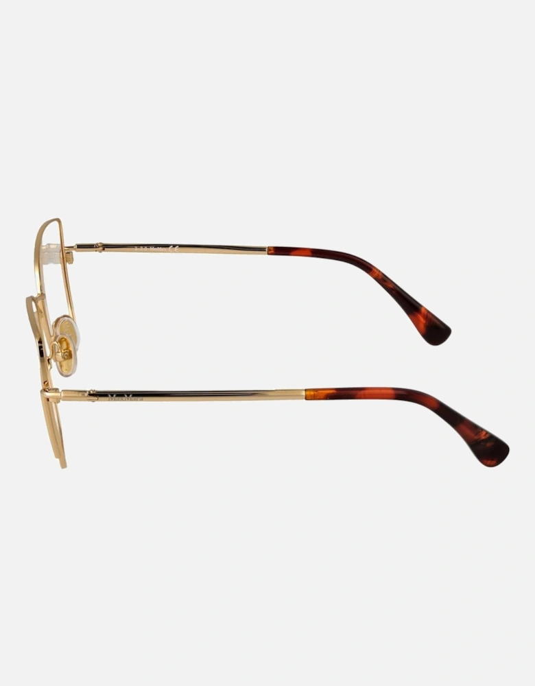 Butterfly Metal Frame Full-Rim Glasses Women - Gold