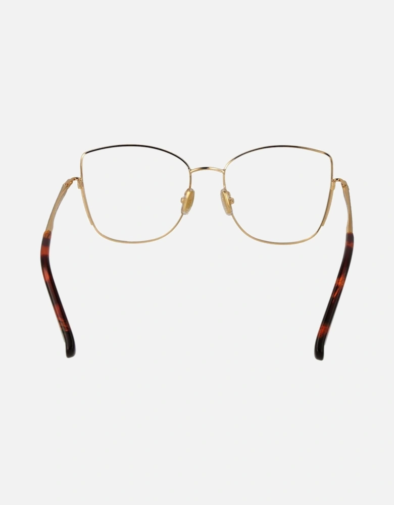 Butterfly Metal Frame Full-Rim Glasses Women - Gold