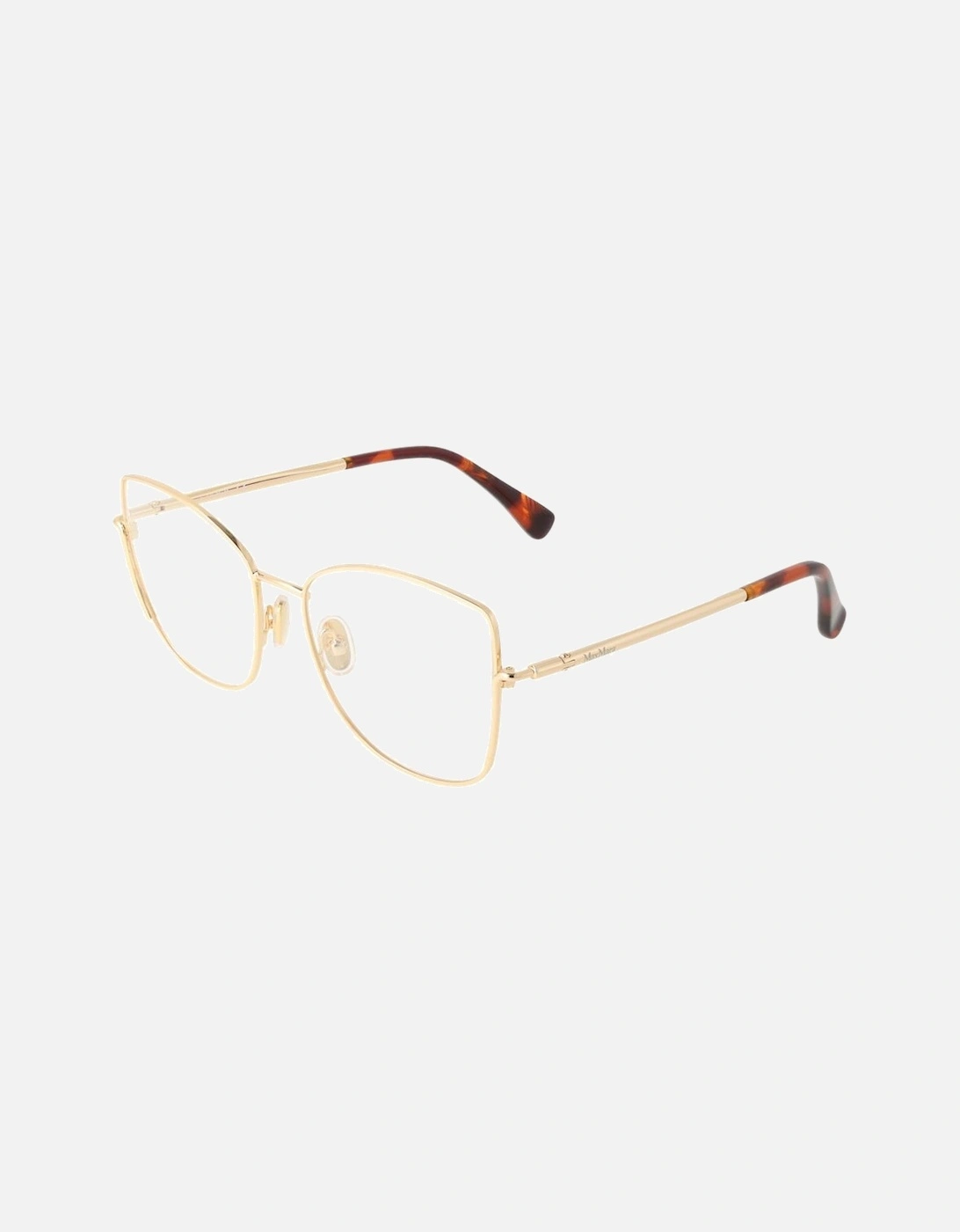 Butterfly Metal Frame Full-Rim Glasses Women - Gold, 6 of 5