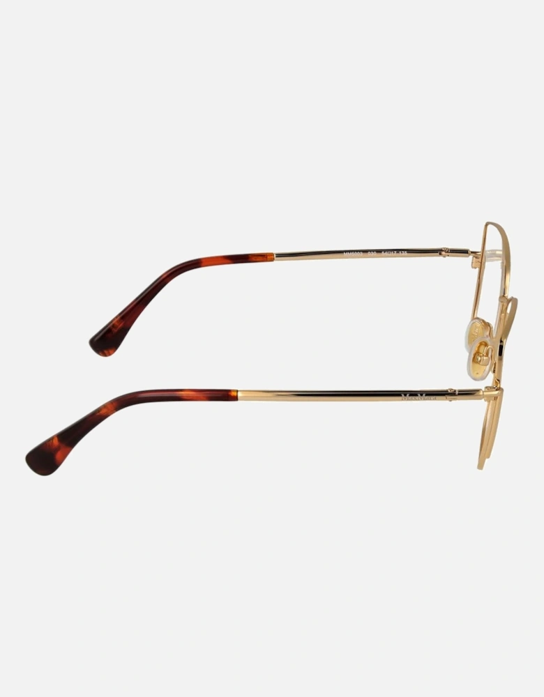 Butterfly Metal Frame Full-Rim Glasses Women - Gold