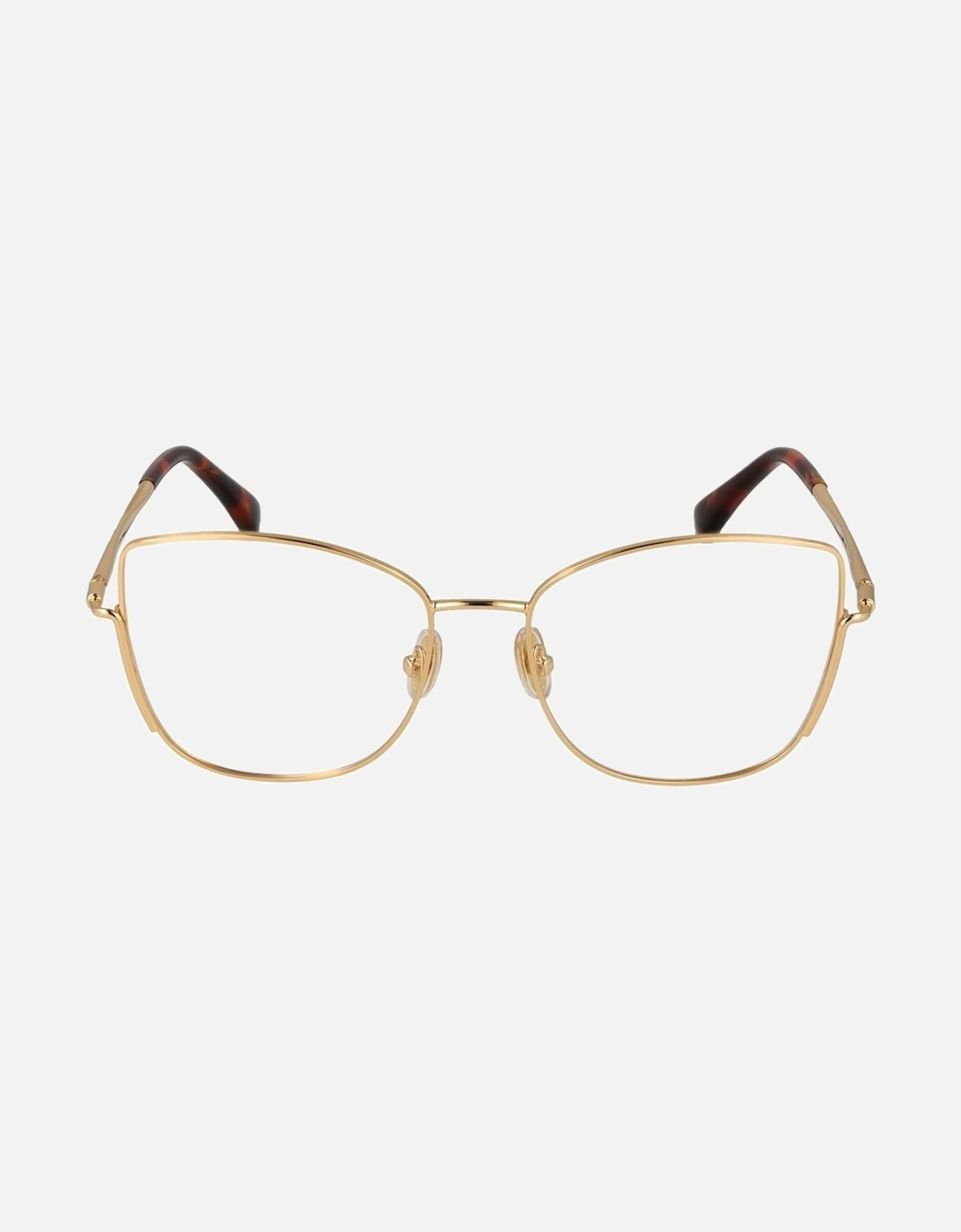 Butterfly Metal Frame Full-Rim Glasses Women - Gold