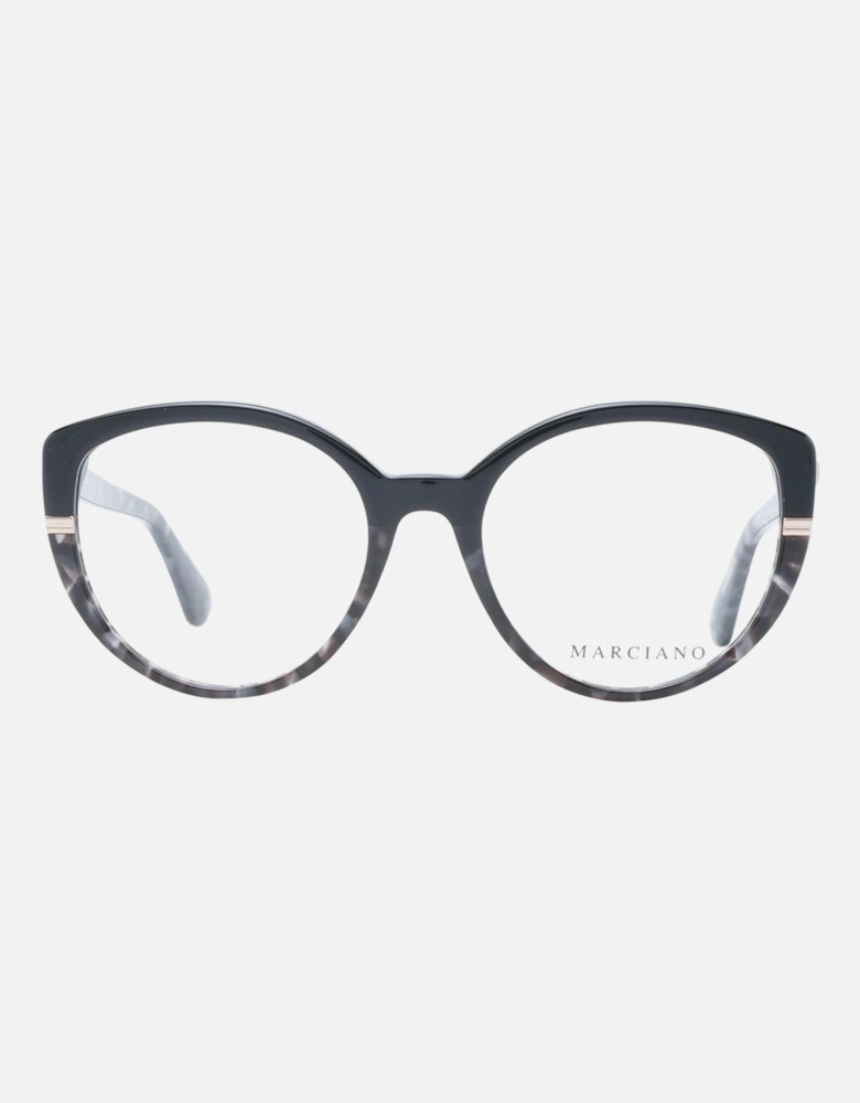 Cat Eye Full-Rim Black Plastic Frame Glasses Women