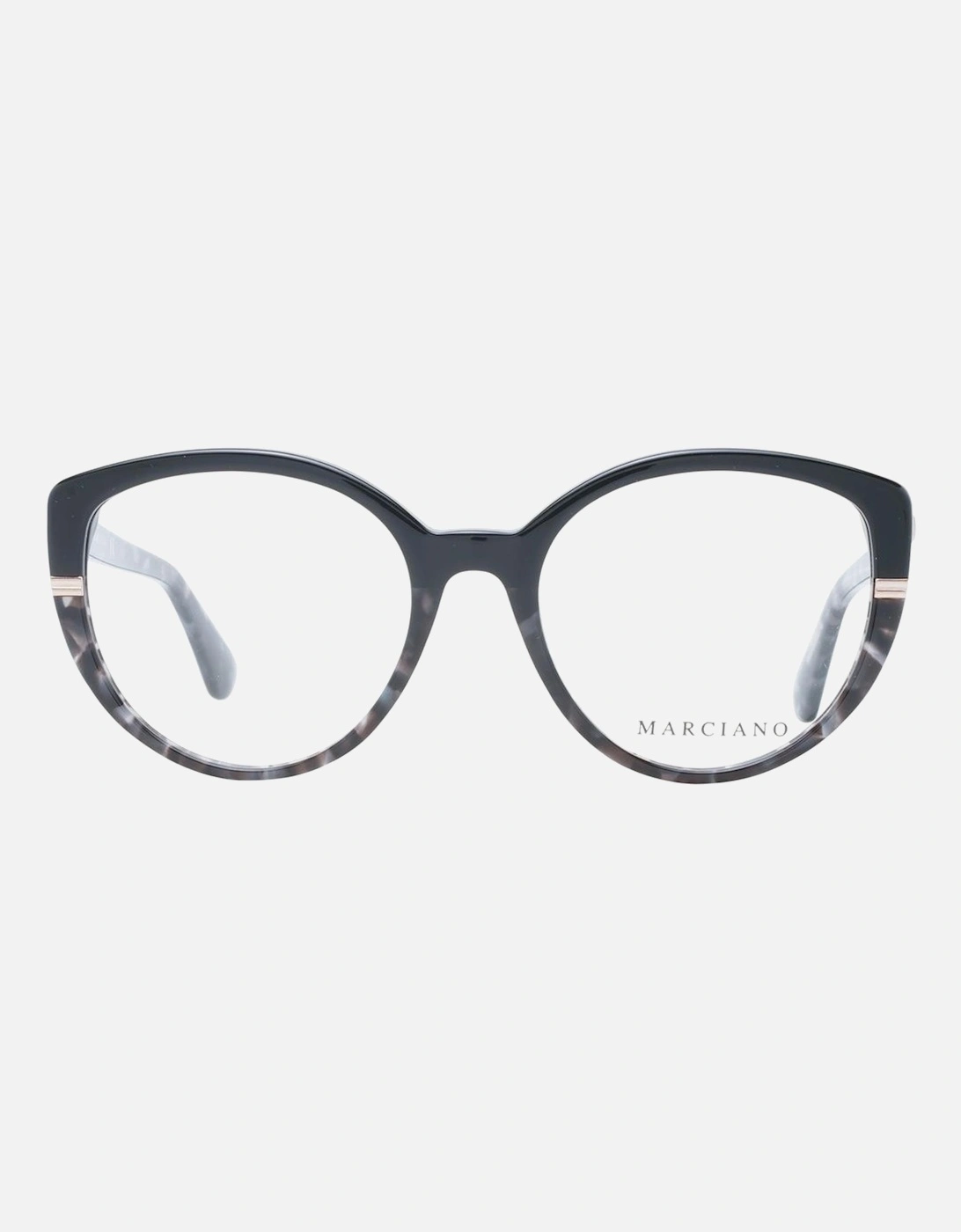 Cat Eye Full-Rim Black Plastic Frame Glasses Women