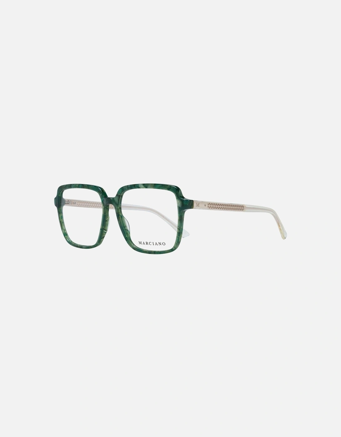 Green Full-Rim Square Plastic Glasses Women Frames, 4 of 3