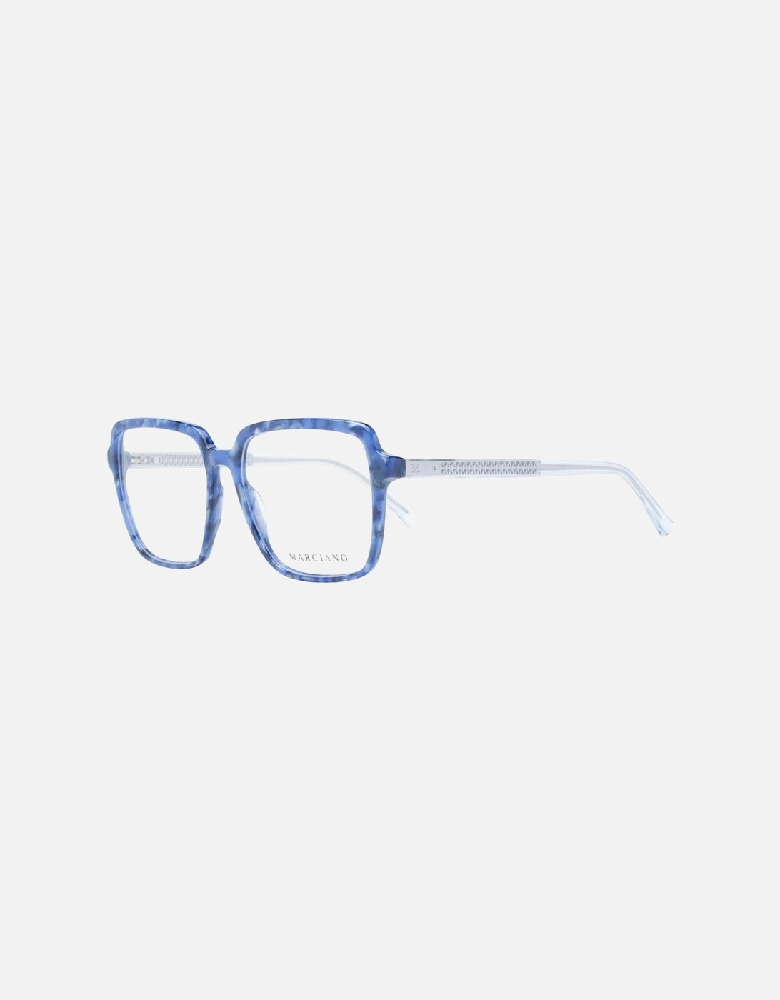 Square Full-Rim Plastic Frame Glasses Women - Blue, 4 of 3