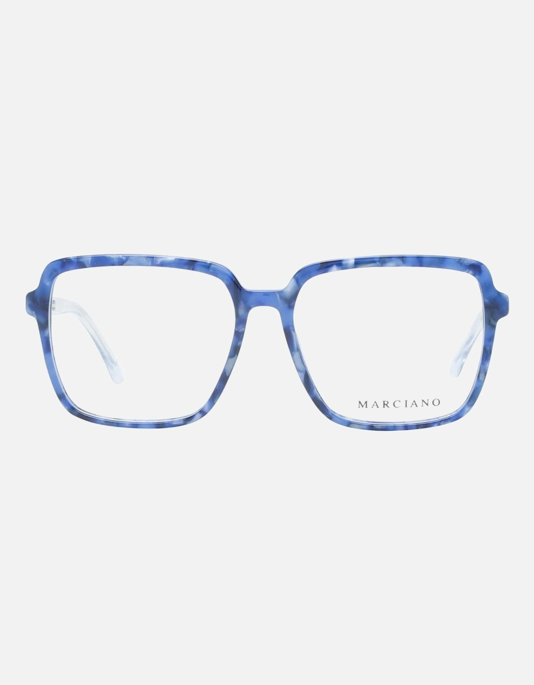 Square Full-Rim Plastic Frame Glasses Women - Blue
