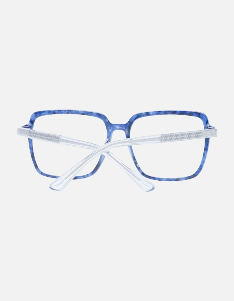 Square Full-Rim Plastic Frame Glasses Women - Blue