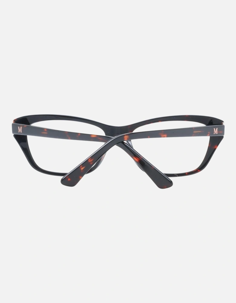 Full-Rim Rectangle Plastic Frame Glasses Women - Brown