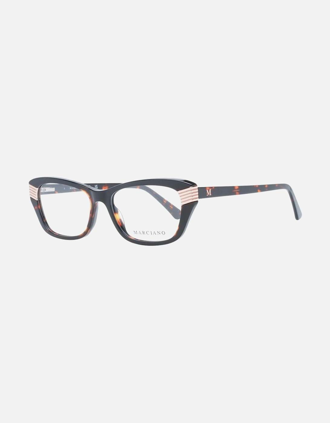 Full-Rim Rectangle Plastic Frame Glasses Women - Brown, 4 of 3