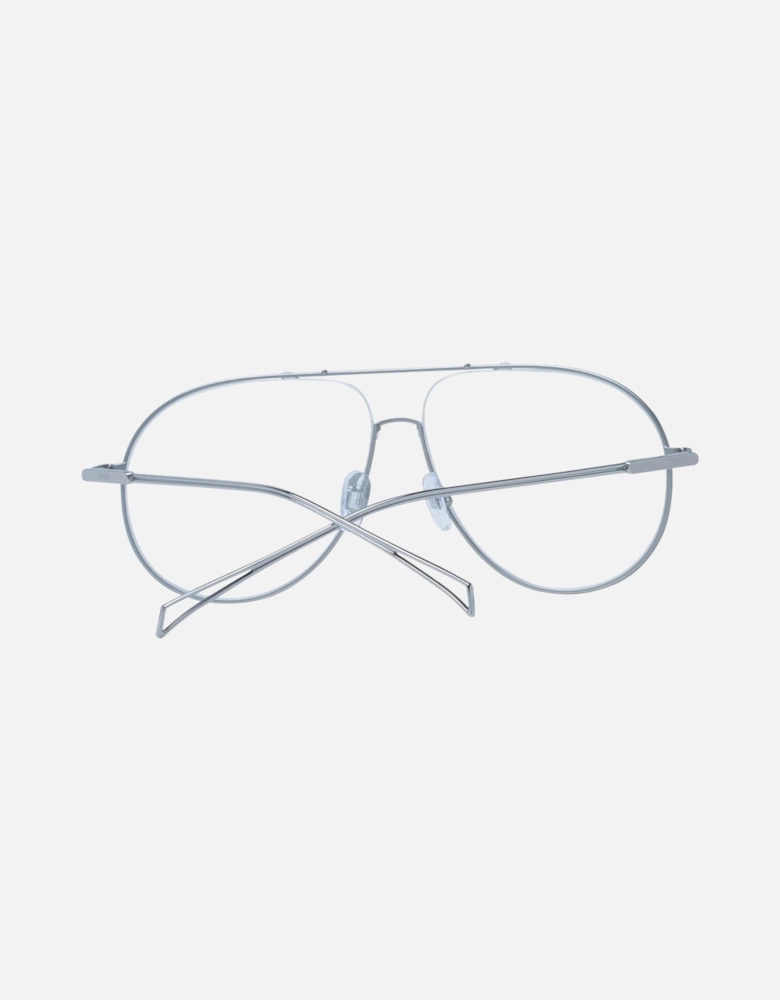 Grey Aviator Glasses with Demo Lenses and Nickel Silver Frame Women -