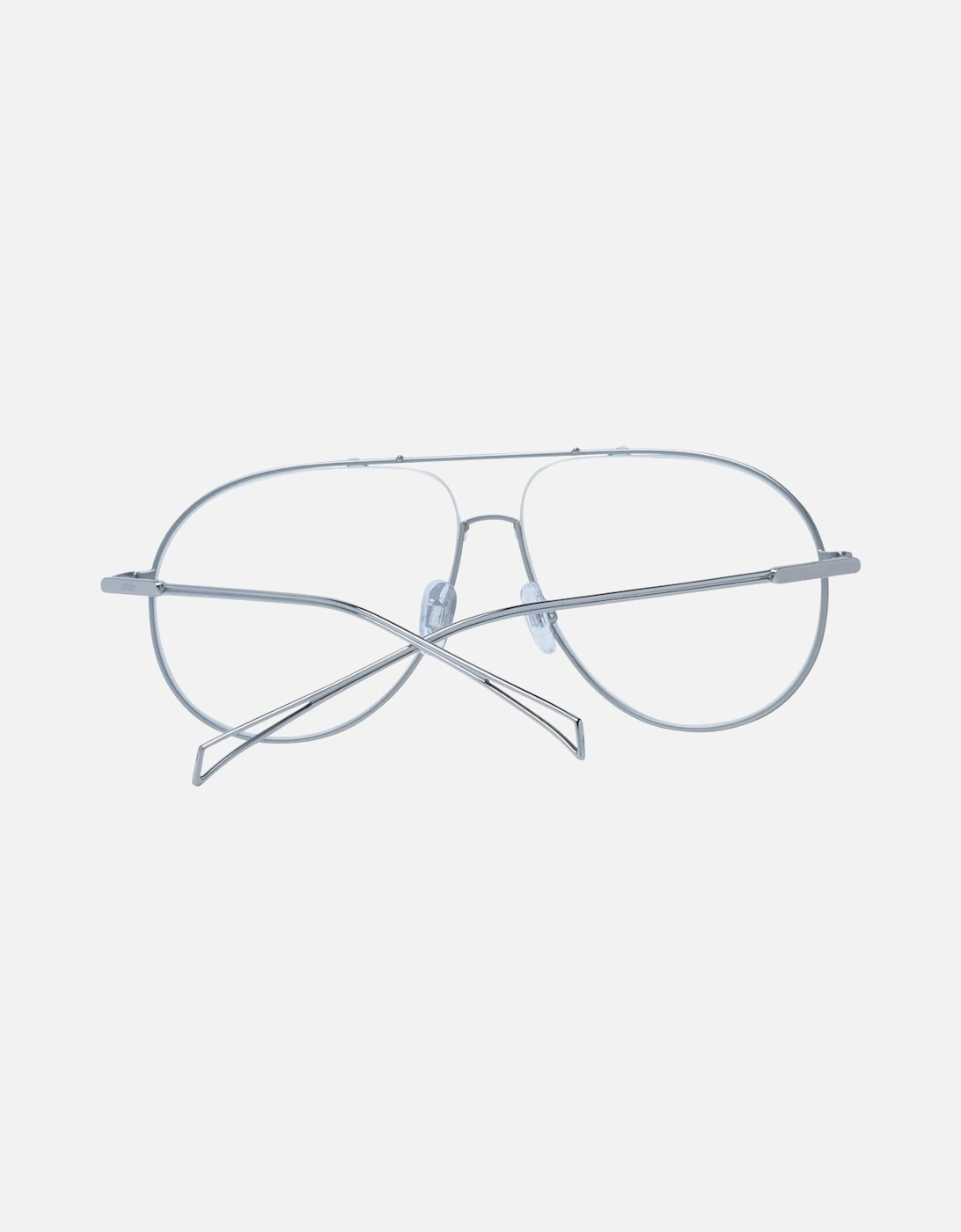Grey Aviator Glasses with Demo Lenses and Nickel Silver Frame Women -