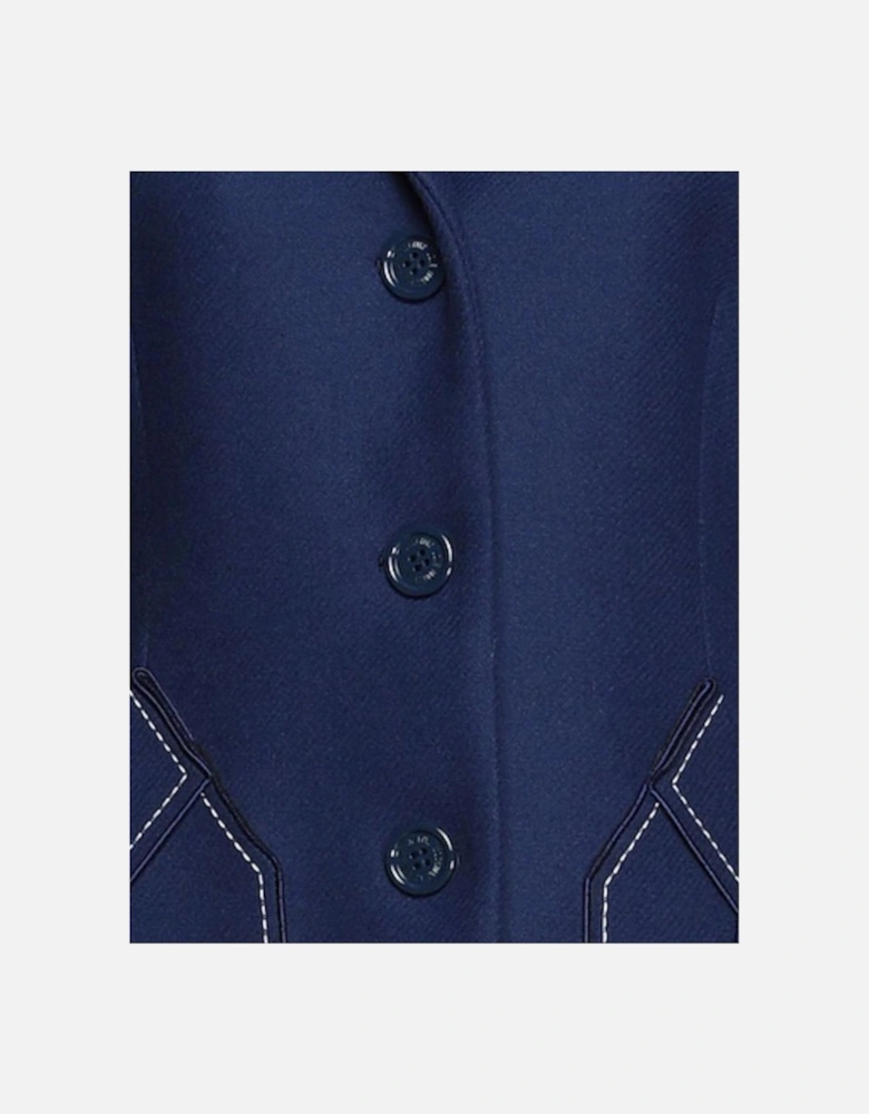 Heart Detail Coat Model LO6954 Women - Blue Jackets