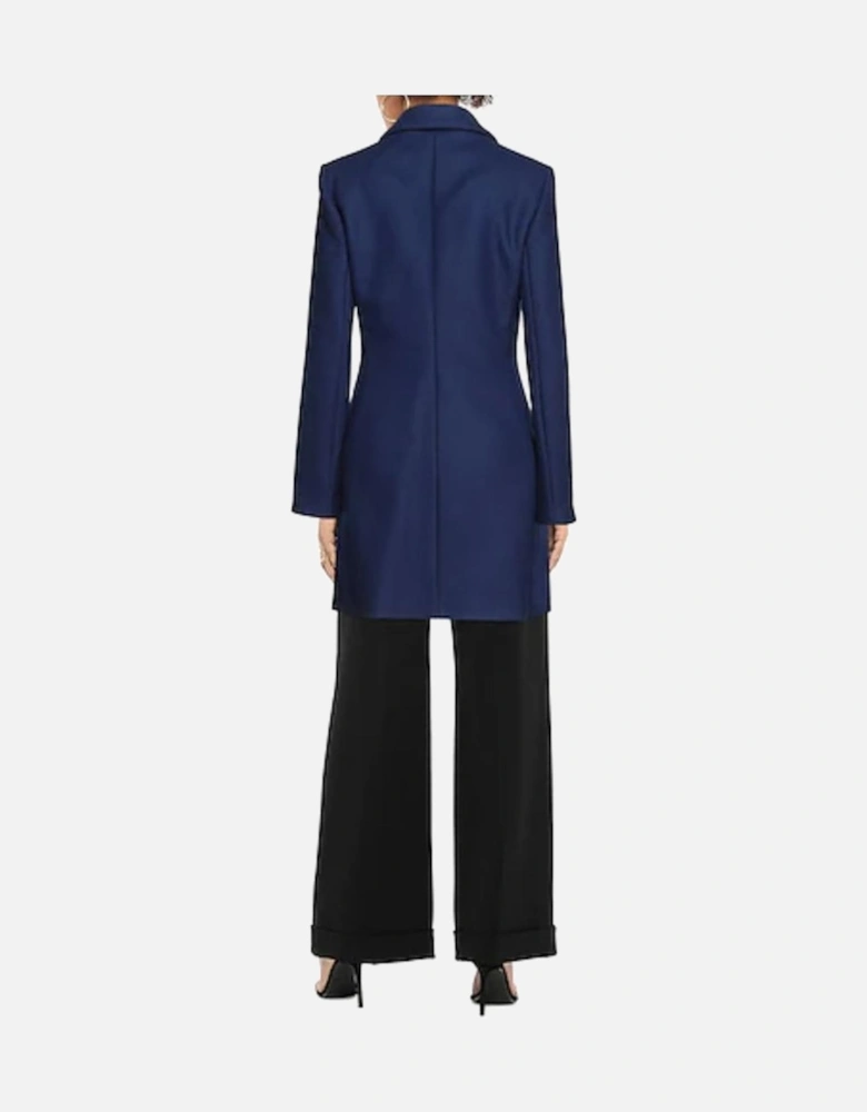 Heart Detail Coat Model LO6954 Women - Blue Jackets