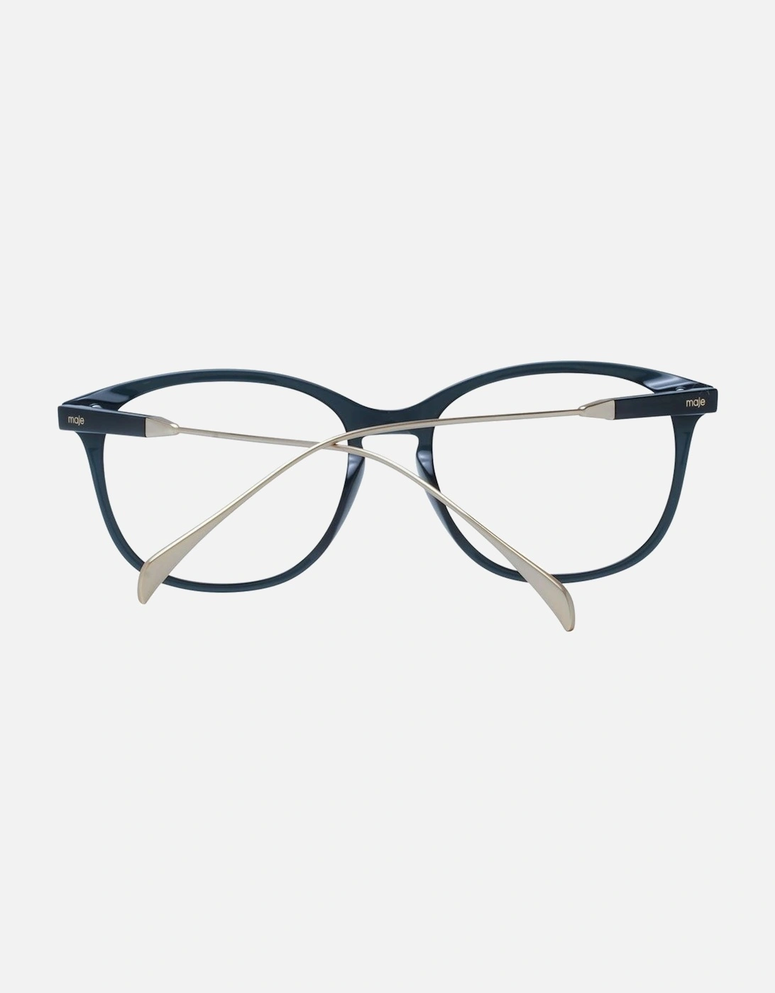 Black Acetate Square Frame Glasses with Demo Lenses Women