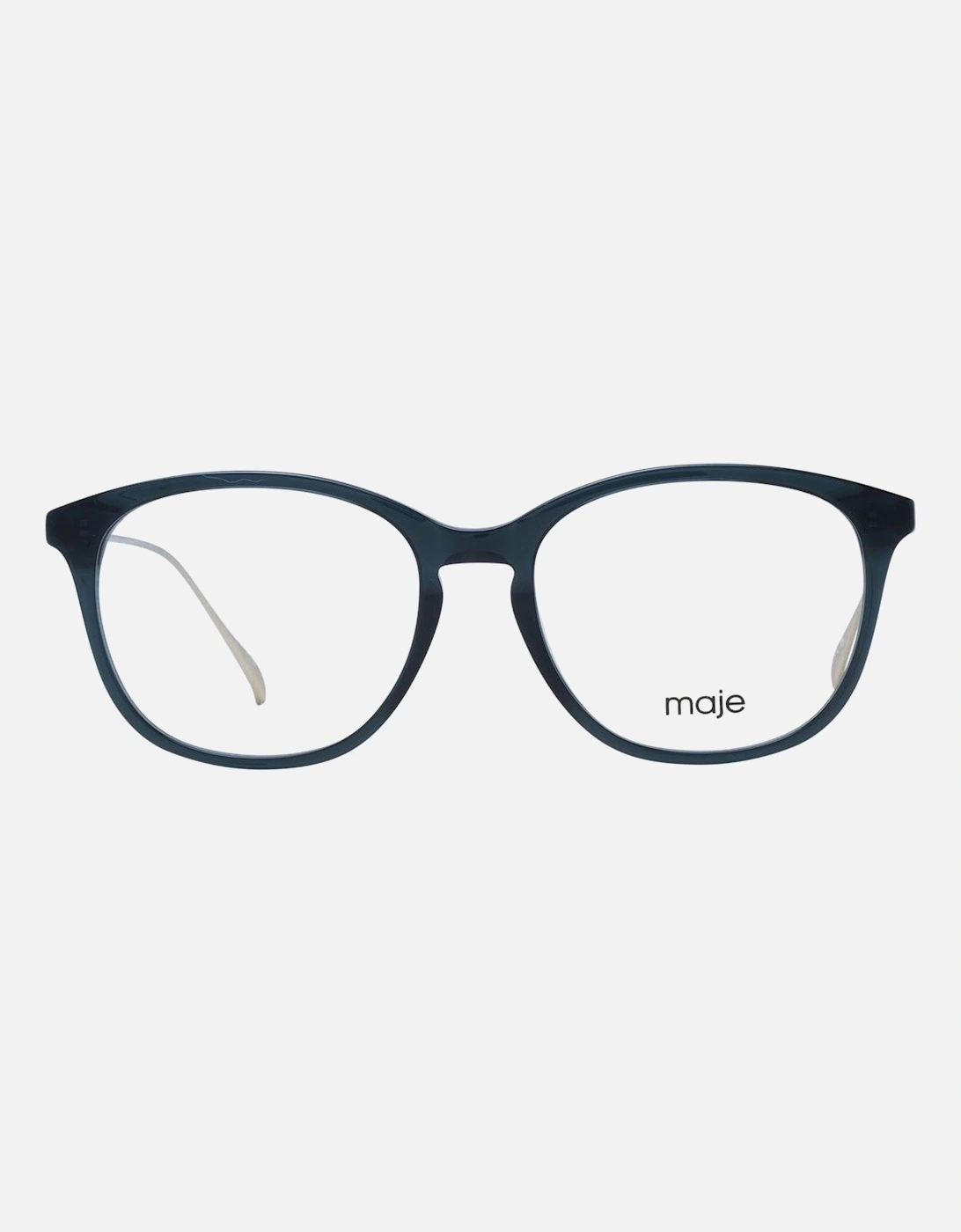 Black Acetate Square Frame Glasses with Demo Lenses Women