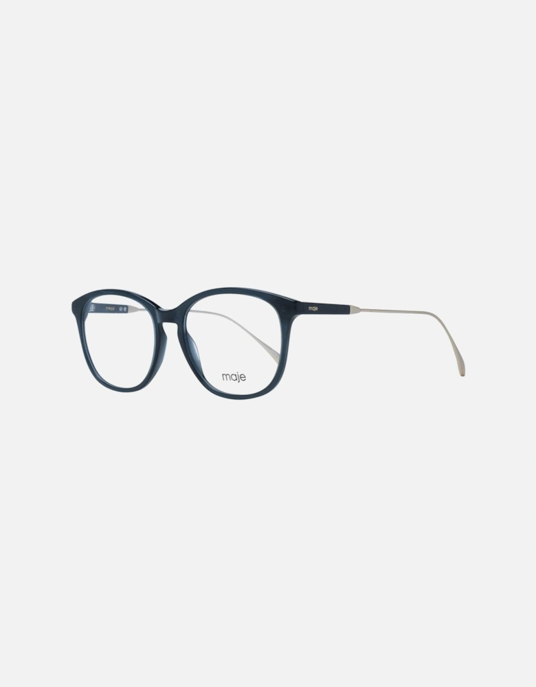 Black Acetate Square Frame Glasses with Demo Lenses Women