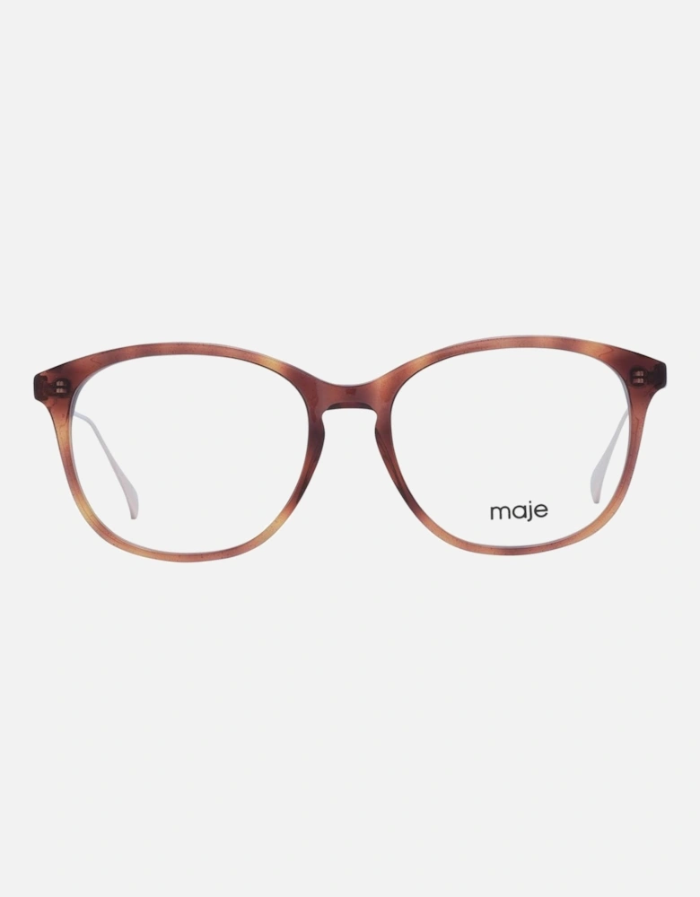 Brown Square Acetate Glasses with Demo Lenses Women Frames