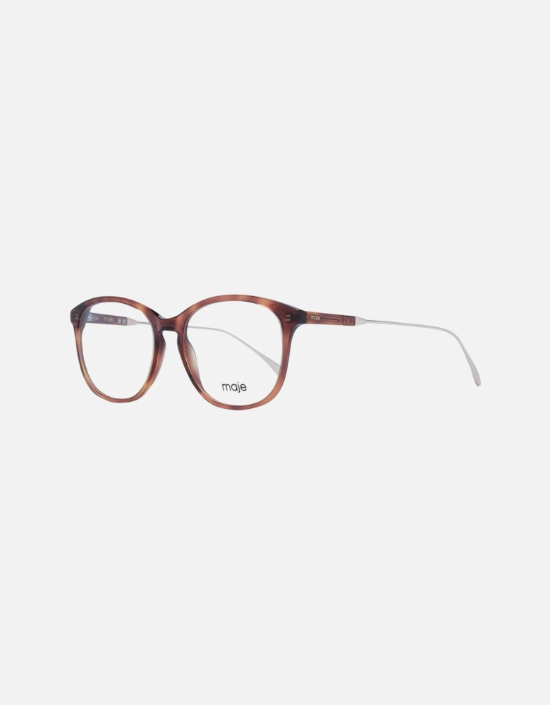 Brown Square Acetate Glasses with Demo Lenses Women Frames
