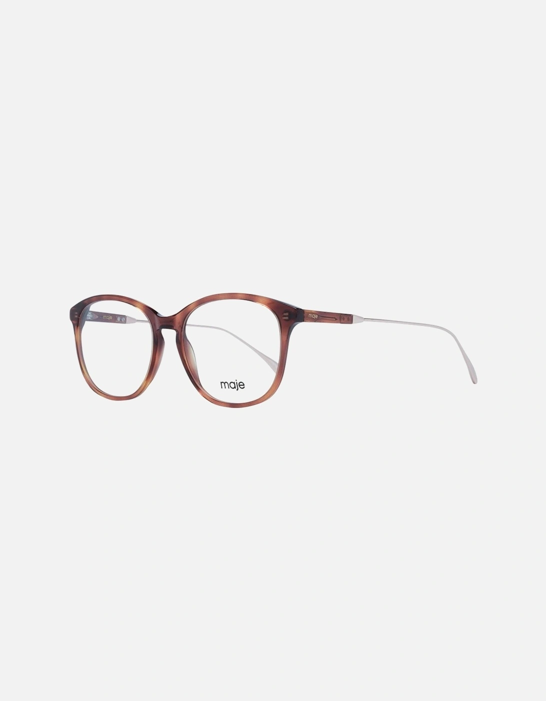 Brown Square Acetate Glasses with Demo Lenses Women Frames, 4 of 3
