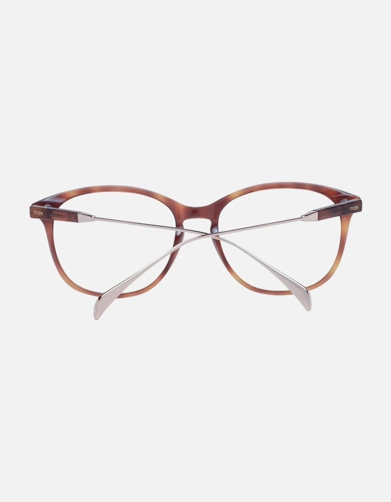 Brown Square Acetate Glasses with Demo Lenses Women Frames