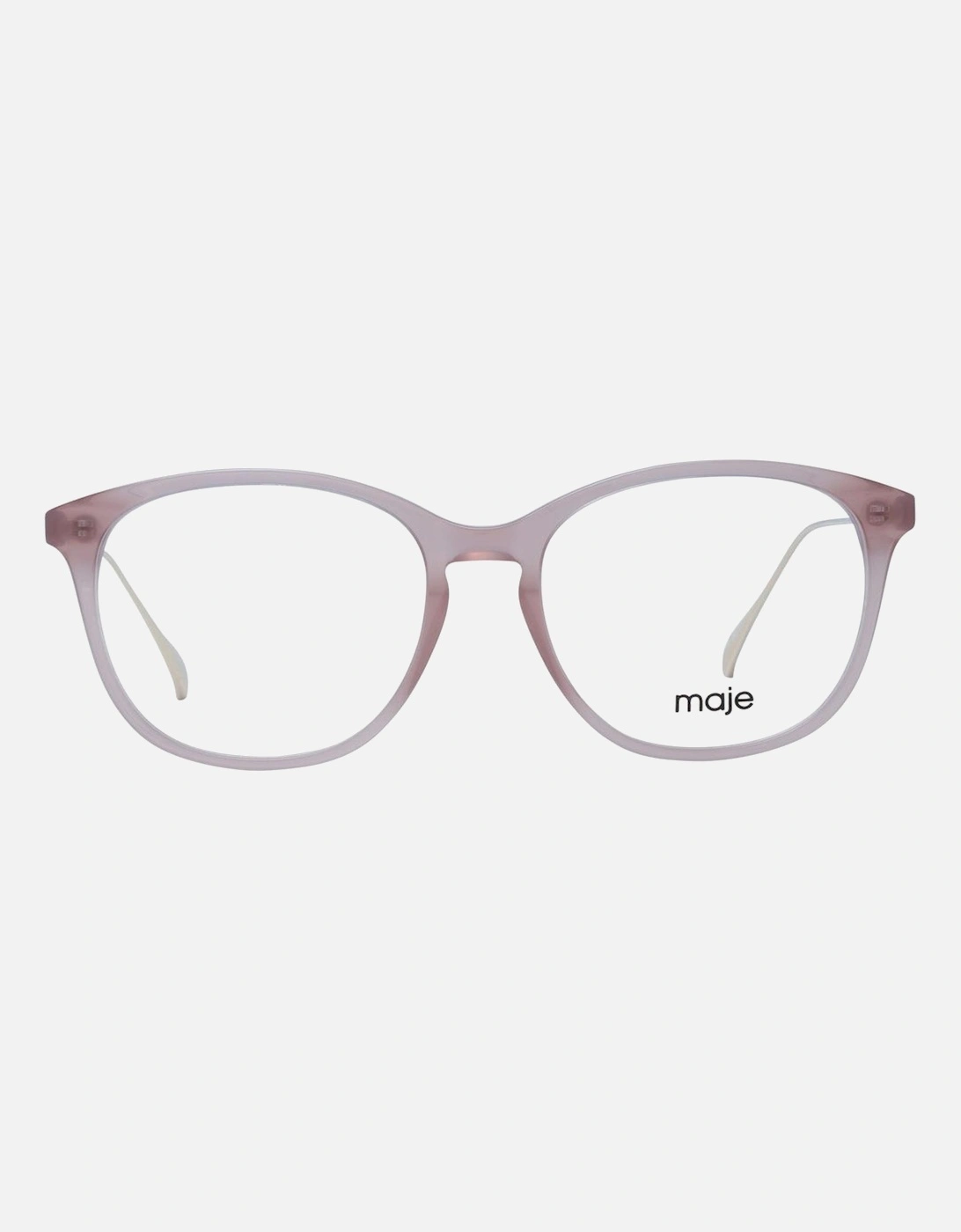 Rose Acetate Round Glasses with Demo Lenses Women - Pink Frames