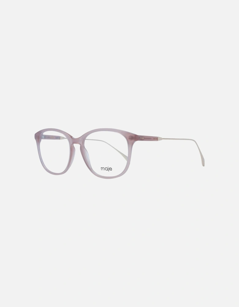 Rose Acetate Round Glasses with Demo Lenses Women - Pink Frames