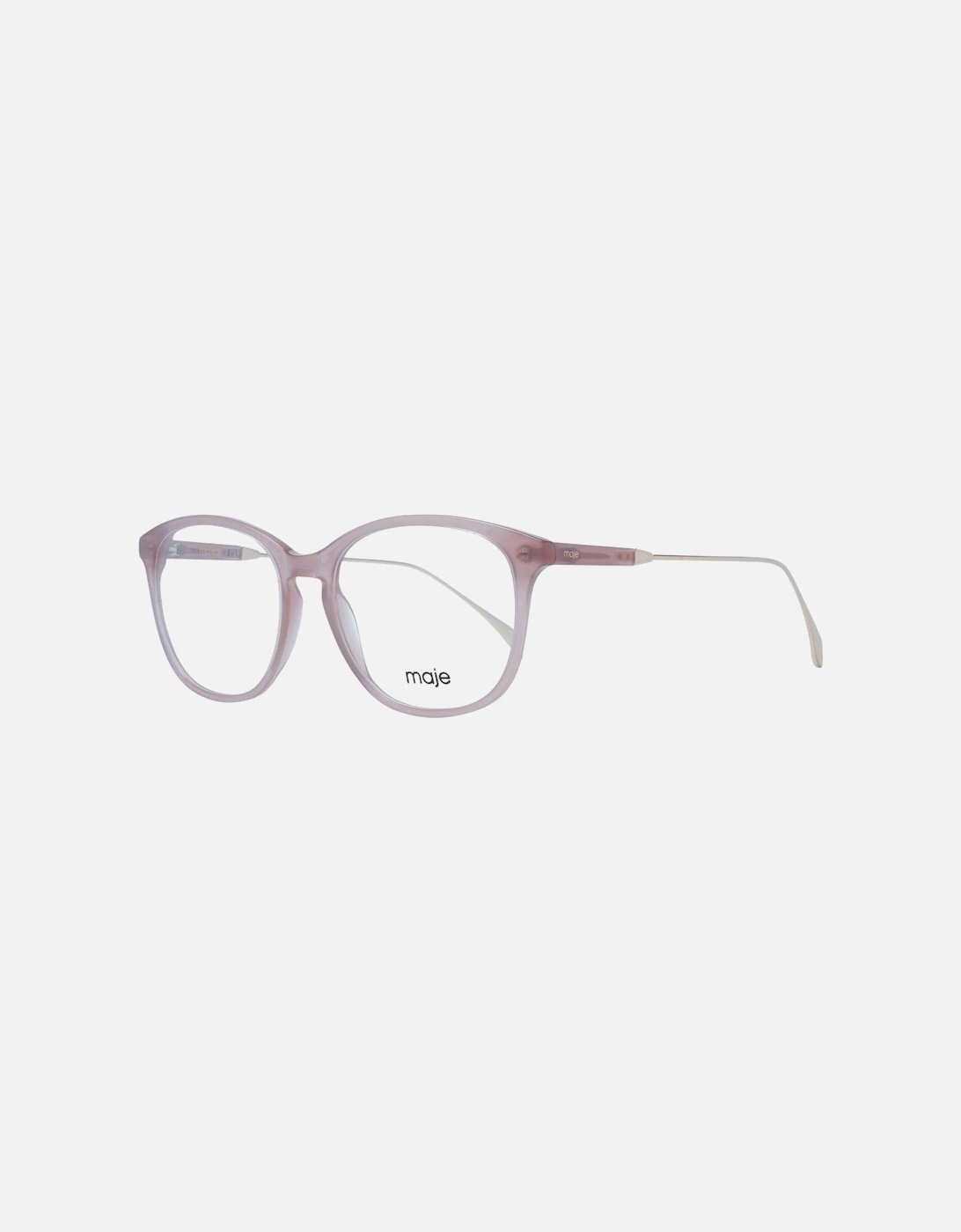 Rose Acetate Round Glasses with Demo Lenses Women - Pink Frames, 4 of 3