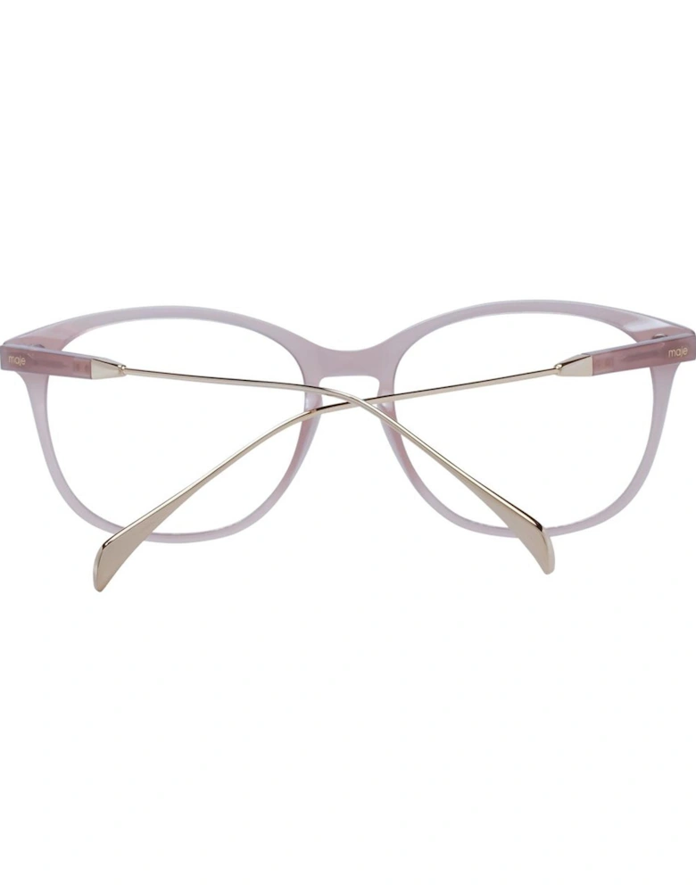 Rose Acetate Round Glasses with Demo Lenses Women - Pink Frames