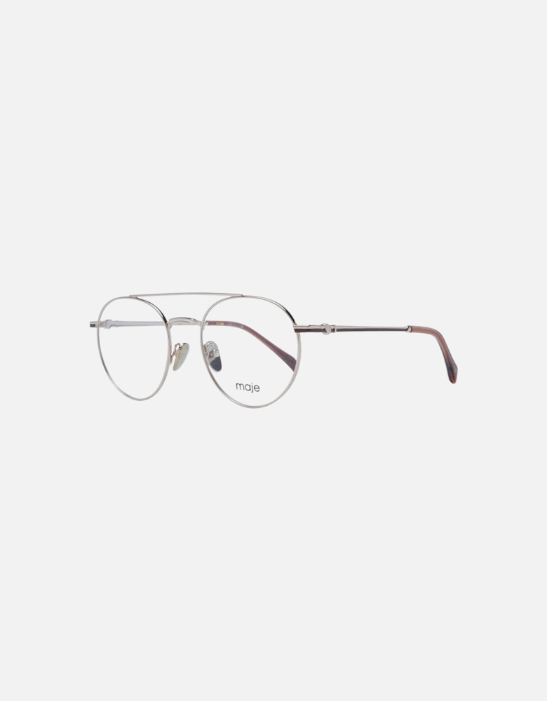 Gold Aviator Glasses with Demo Lenses and Branded Case. Women Frames
