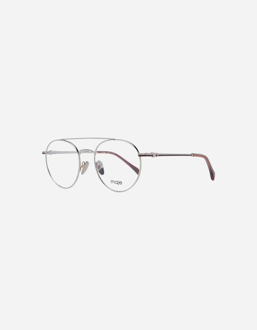 Gold Aviator Glasses with Demo Lenses and Branded Case. Women Frames, 4 of 3