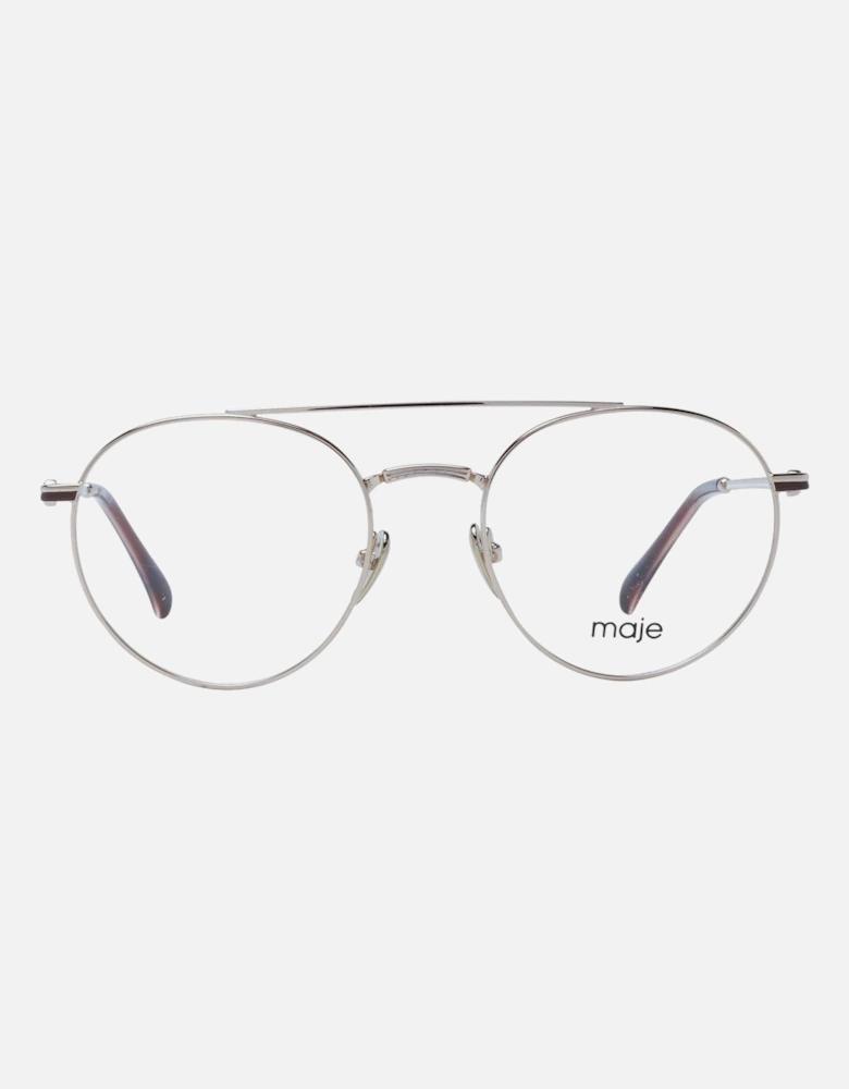Gold Aviator Glasses with Demo Lenses and Branded Case. Women Frames
