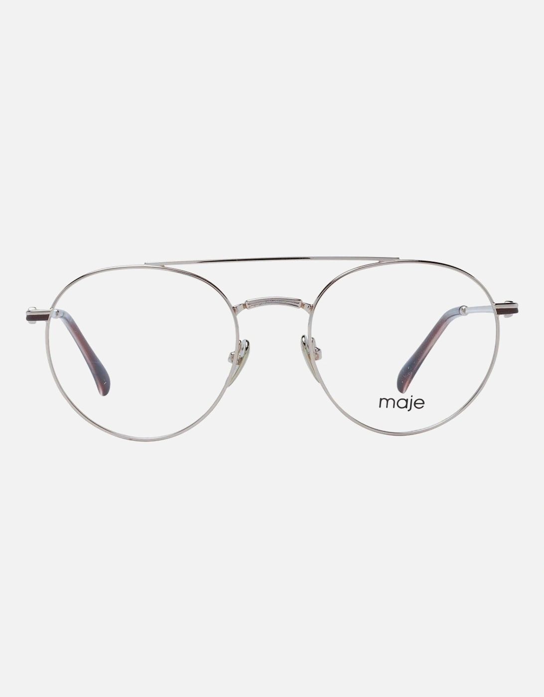 Gold Aviator Glasses with Demo Lenses and Branded Case. Women Frames