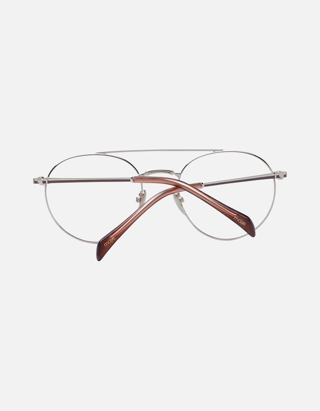 Gold Aviator Glasses with Demo Lenses and Branded Case. Women Frames