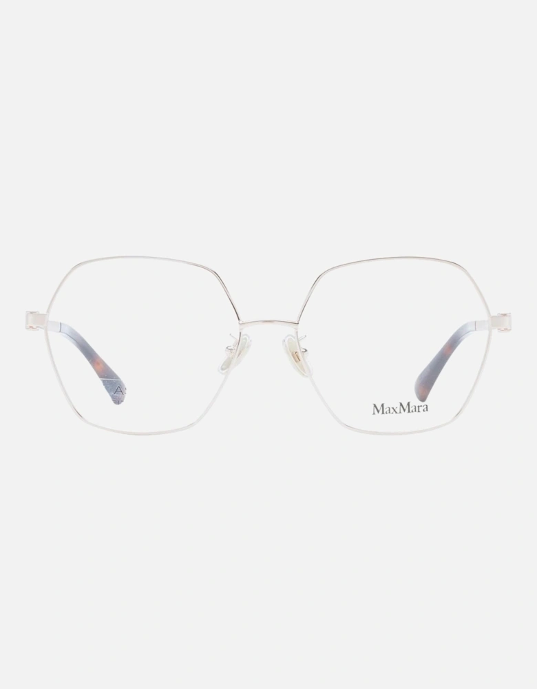 Rose Gold Metal Frame Demo Glasses - Womens Eyewear