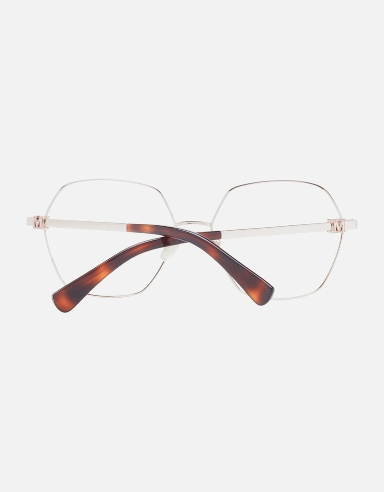Rose Gold Metal Frame Demo Glasses - Womens Eyewear