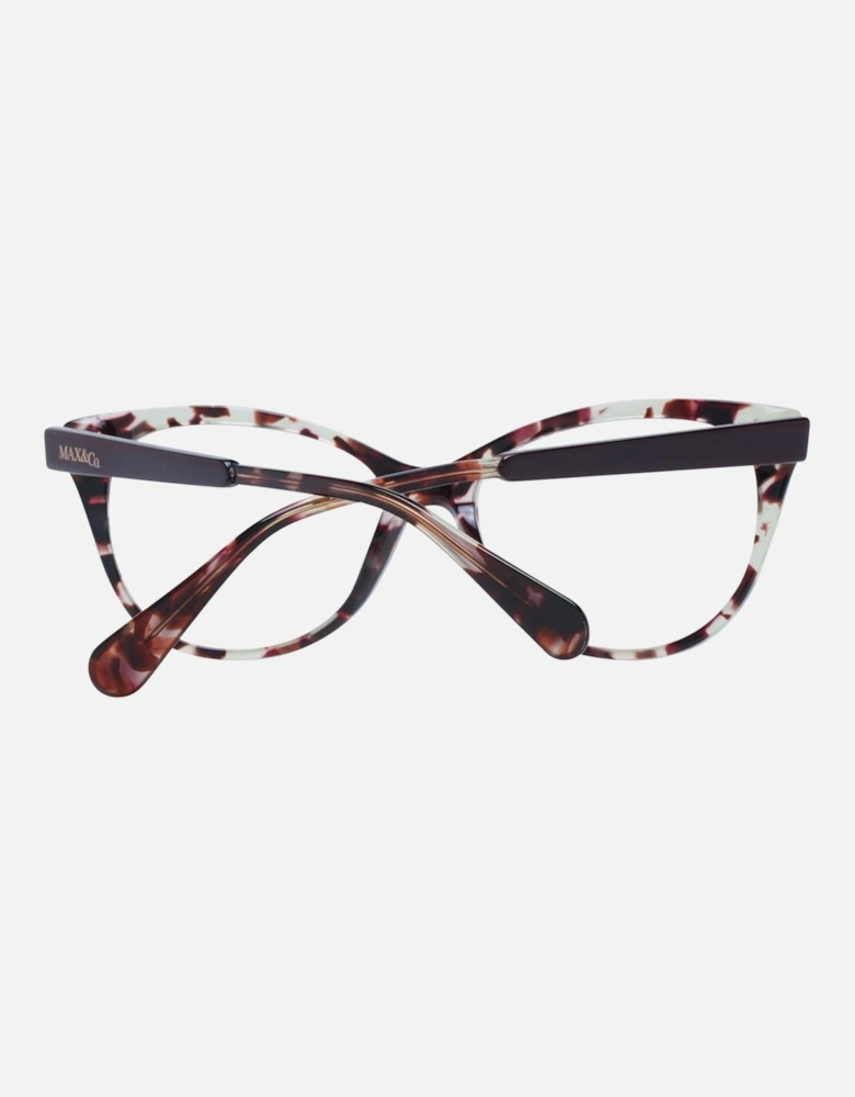 Brown Butterfly Frame Glasses with Demo Lenses. Women