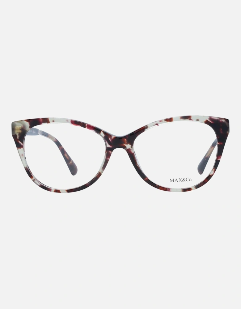 Brown Butterfly Frame Glasses with Demo Lenses. Women