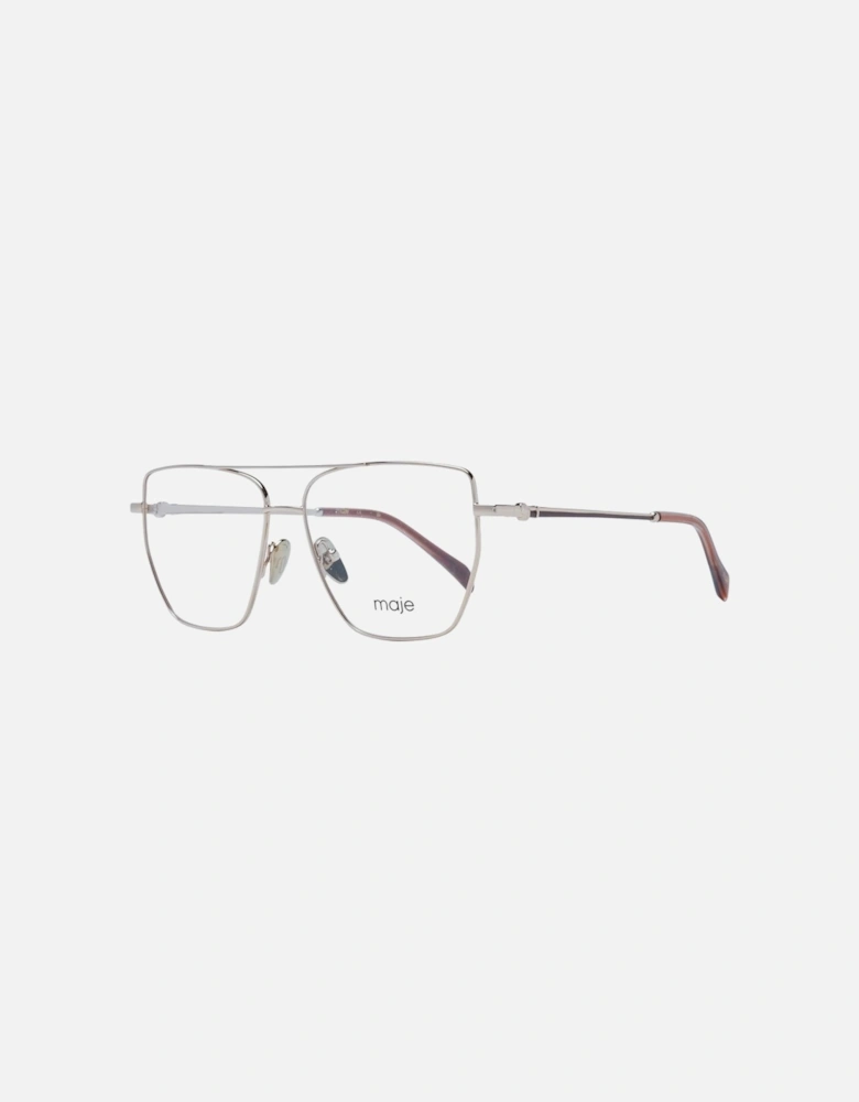 Gold Aviator Style Glasses with Plastic Lenses Women Frames