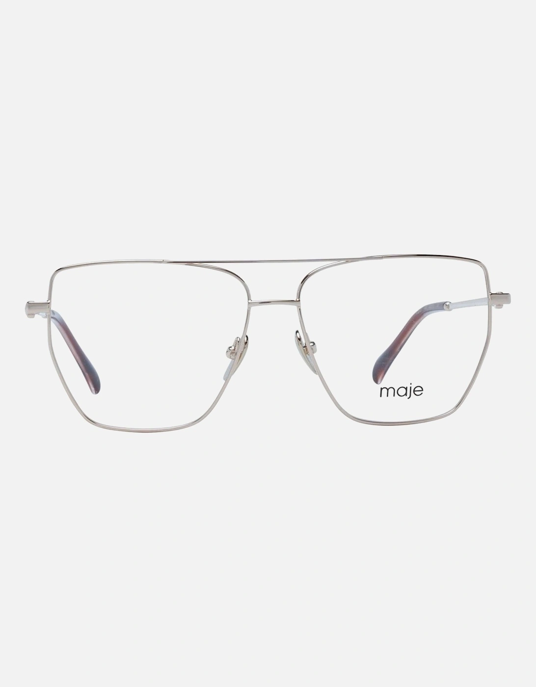 Gold Aviator Style Glasses with Plastic Lenses Women Frames