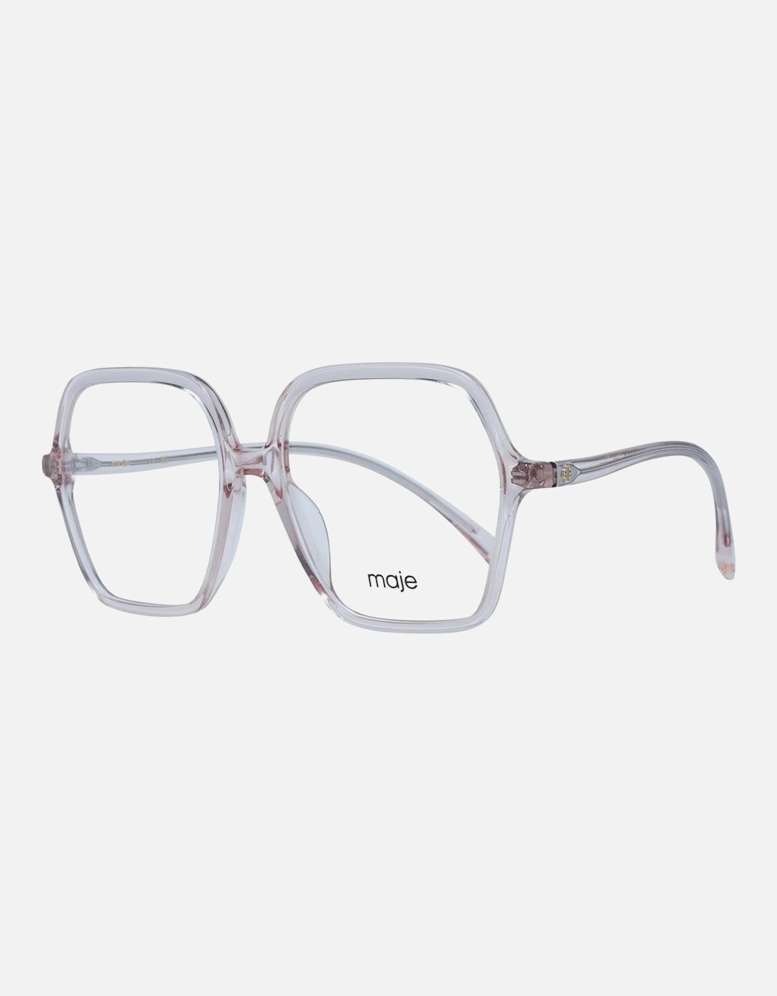 Transparent Square Acetate Glasses with Demo Lenses Women Frames, 4 of 3