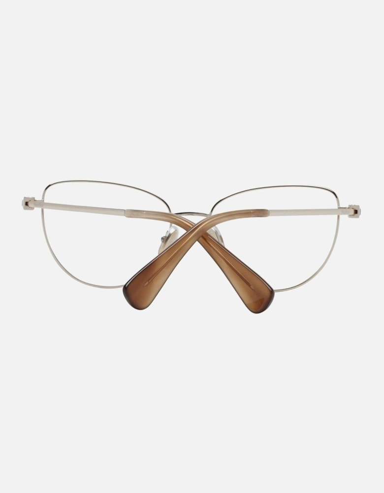 Gold Metal Butterfly Frame Glasses with Demo Lenses - 53-16-140 Women