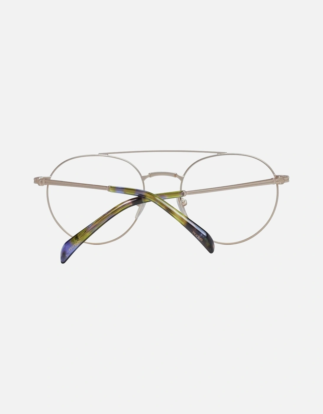 Gold Aviator Glasses with Demo Lenses and Branded Case. Women Frames