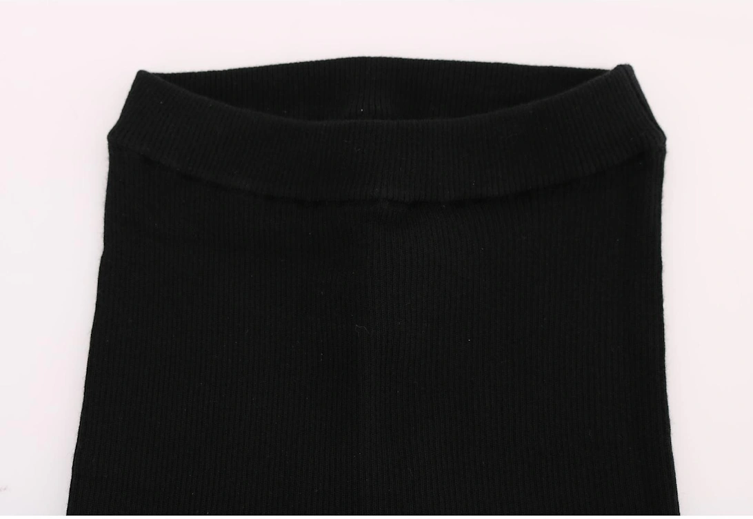 Ribbed Leggings StyleLOD10009 Women - Black Jeans