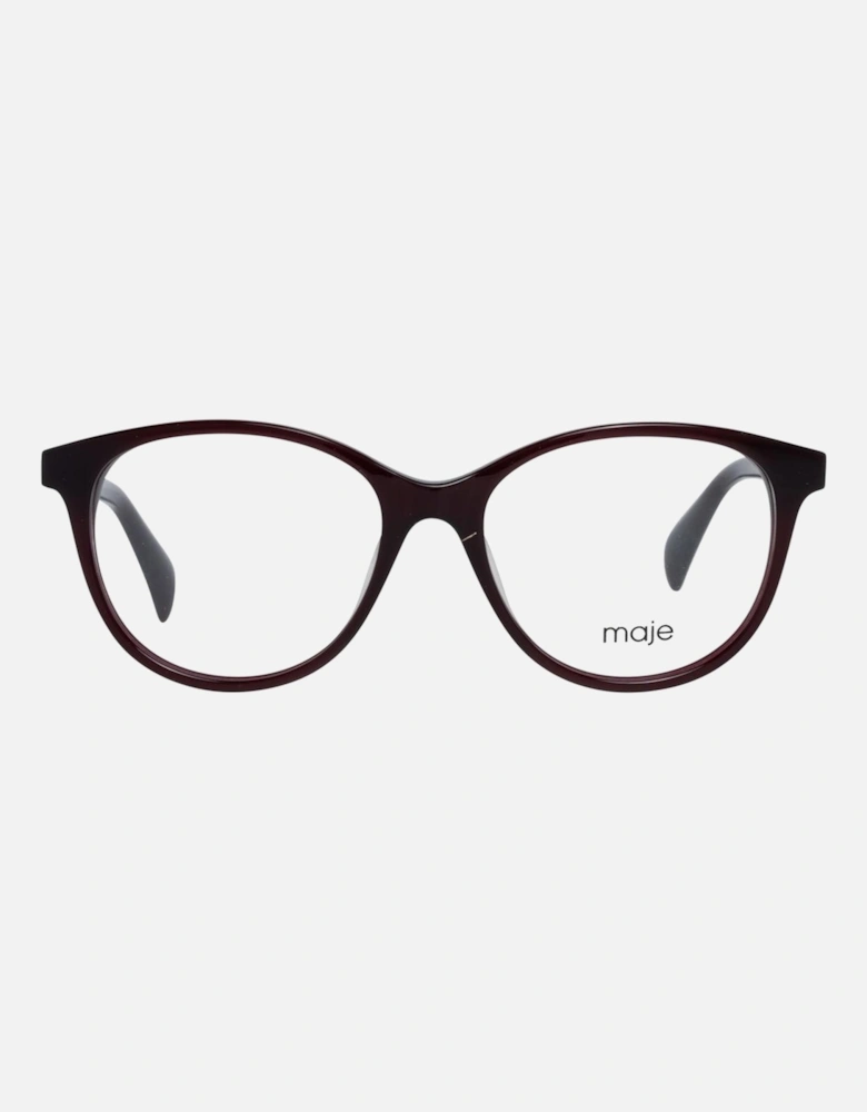 MM2013 Burgundy Round Eyeglasses Women Frames