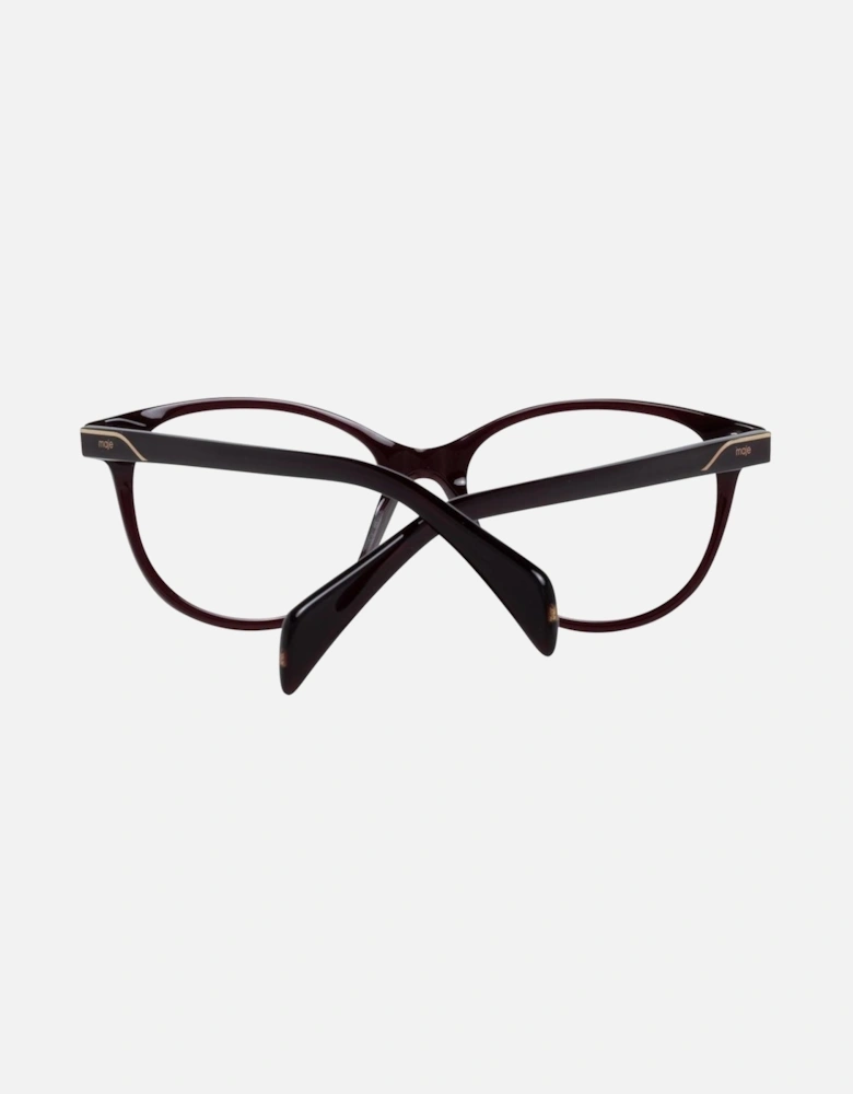 MM2013 Burgundy Round Eyeglasses Women Frames