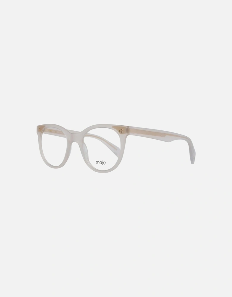 MM2302 Beige Acetate Round Eyeglasses Women Frames