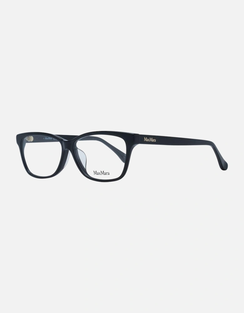 Black Rectangle Plastic Frame Demo Glasses Women