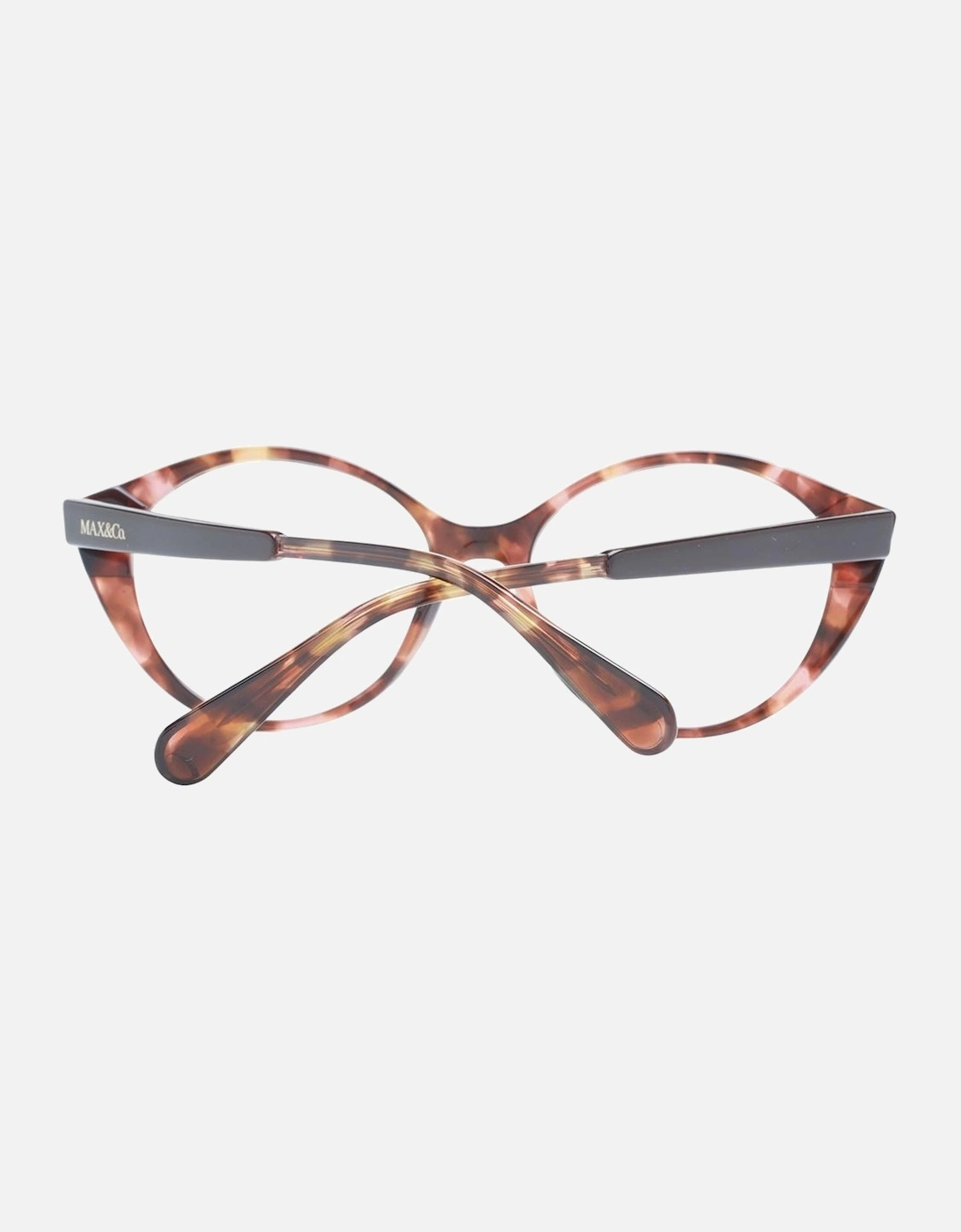 Brown Round Plastic Glasses - Demo Lenses (53-16-140) Women Frames