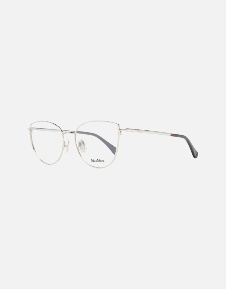 Gold Metal Cat Eye Glasses with Demo Lenses - 54-17-135 Women Frames